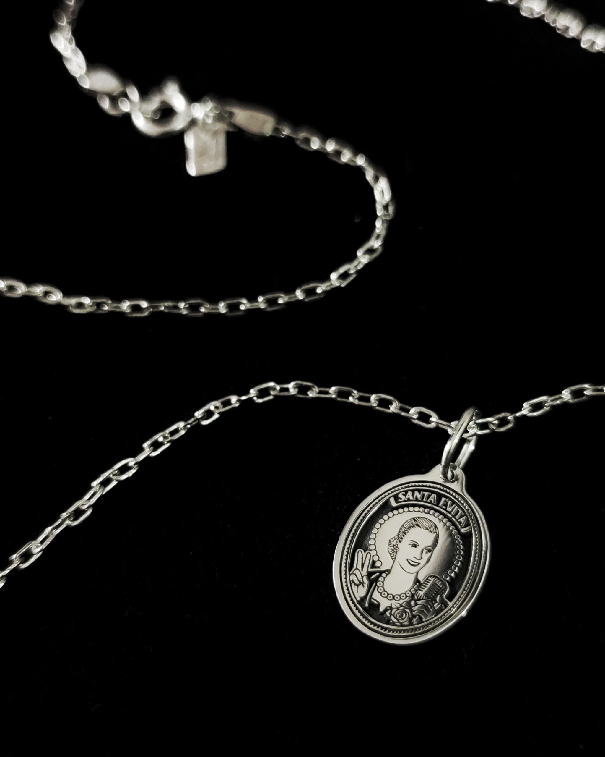 Santa Evita Medallion - Image 5